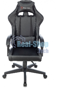 Кресло игровое Бюрократ Zombie GAME TETRA черный/карбон эко.кожа крестов. пластик