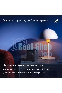 Умная колонка Яндекс Станция Миди, ZigBee, 24Вт, с голосовым ассистентом Алиса на YaGPT, черный