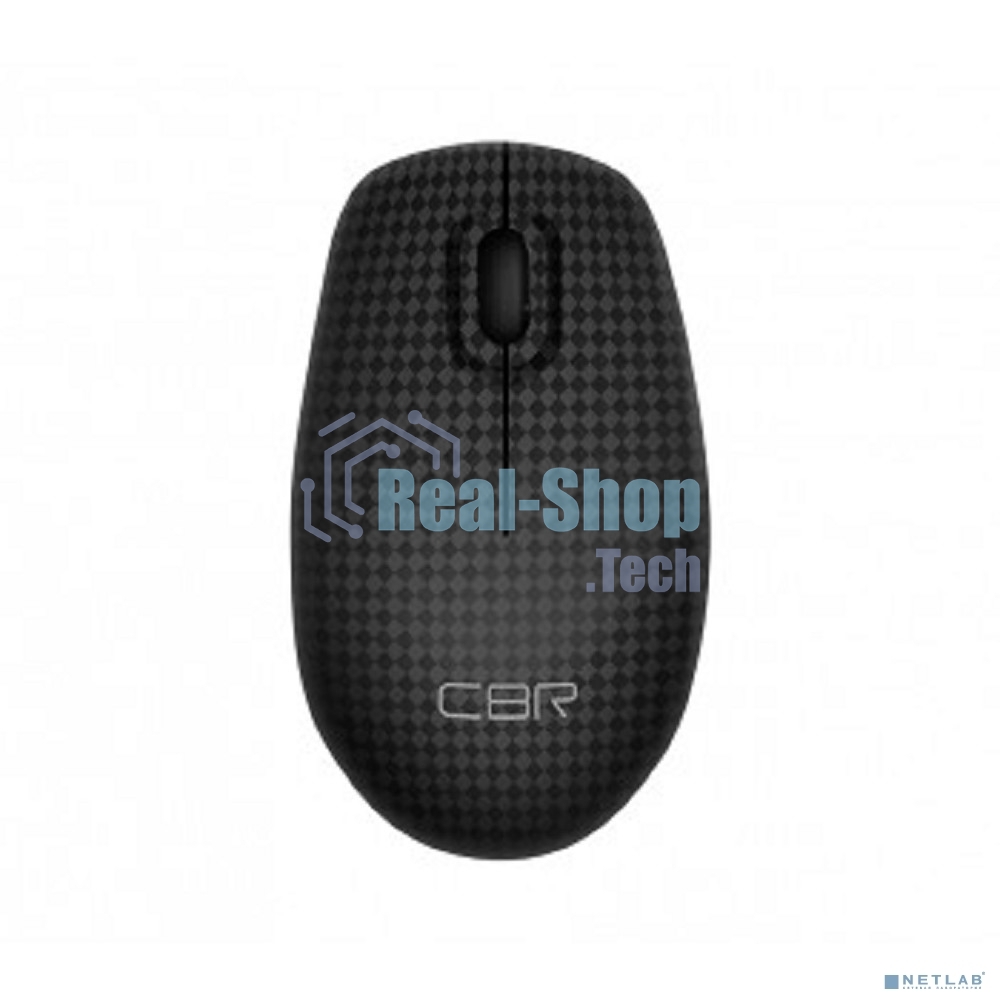 Мышь беспроводная CBR CM 499 Carbon черный, 1200 dpi, радиоканал, USB, кнопки - 3