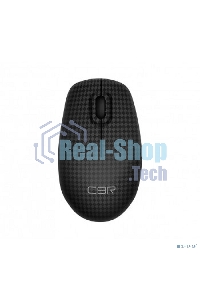 Мышь беспроводная CBR CM 499 Carbon черный, 1200 dpi, радиоканал, USB, кнопки - 3