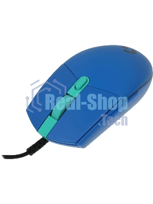 Мышь проводная Logitech G102 LIGHTSYNC синий, 8000 dpi, USB, кнопки - 6