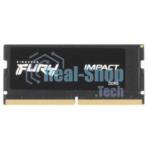 Оперативная память Kingston Fury Impact, DDR5, 16GB (1x16GB), 4800MHz, CL38, SO-DIMM