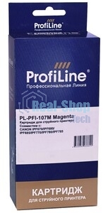 Картридж струйный ProfiLine PL-PFI-107M для принтеров Canon IPF670/IPF680/IPF685/IPF770/IPF780/IPF785 с чернилами Magenta
