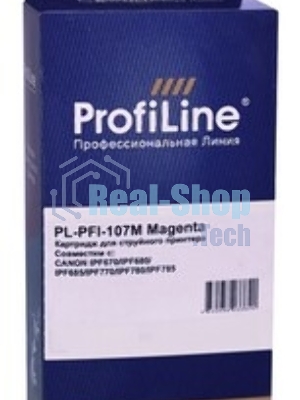 Картридж струйный ProfiLine PL-PFI-107M для принтеров Canon IPF670/IPF680/IPF685/IPF770/IPF780/IPF785 с чернилами Magenta
