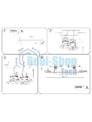 Светильник Ambrella light TN52235/2 BK черный IP20 GX53/2 220*110*44