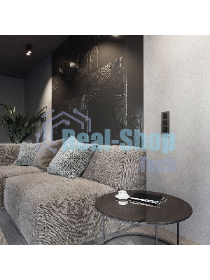 Рамка на 3 поста Slab (бронза софт) W0032963