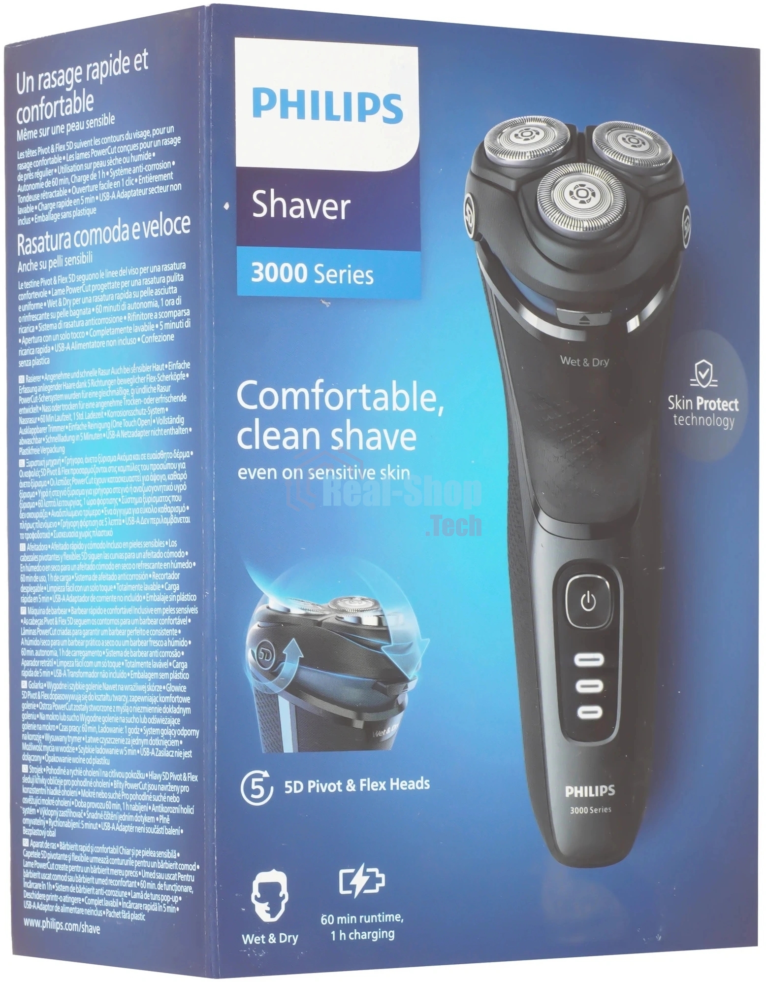 Бритва электрическая Philips S3244/12 черный