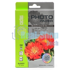 Фотобумага Cactus CS-GA620025 глянцевая A6 200 г/м2 25 листов