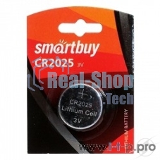 Батарейка Smartbuy CR2025/1B (12/720) (SBBL-2025-1B) (1 шт. в уп-ке)