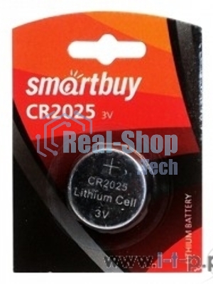 Батарейка Smartbuy CR2025/1B (12/720) (SBBL-2025-1B) (1 шт. в уп-ке)
