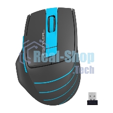 Мышь беспроводная A4Tech Fstyler FG30 серый/синий, 2000 dpi, радиоканал, USB, кнопки - 5