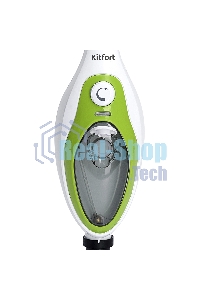 Швабра паровая Kitfort KT-1004-2 1500Вт зеленый/белый