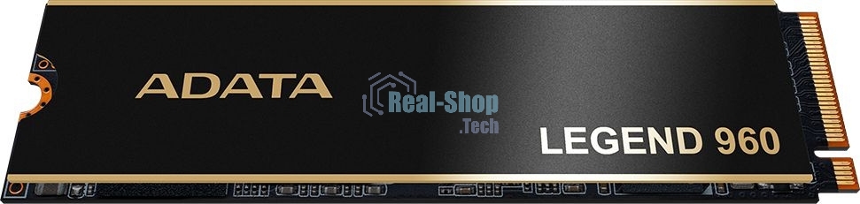 Накопитель SSD ADATA LEGEND 960, 1Tb, PCIe 4.0 x4, M.2 2280, NVMe, R/W 7400/6000, с радиатором