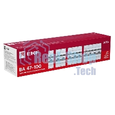 Выключатель автоматический EKF mcb47100-3-50C-pro 3P 50А (C) 10kA ВА 47-100 EKF PROxima