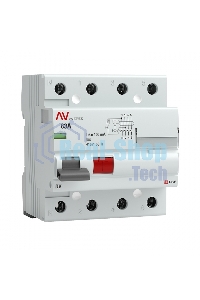 Выключатель дифференциального тока (УЗО) Averes DV 4P 63А/100мА (AC) электромеханическое