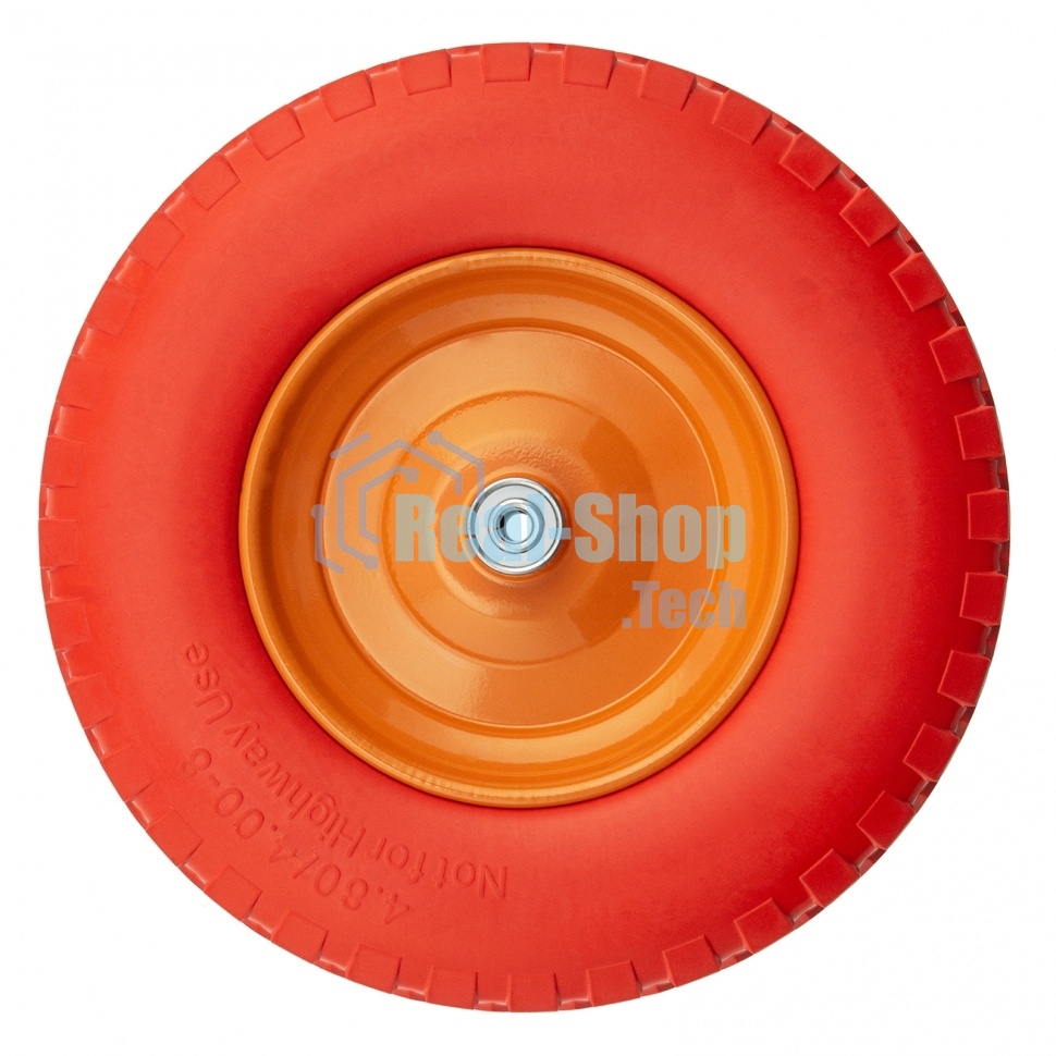 Колесо Palisad полиуретановое 4.80/4-8 длина оси 90мм подшипник 12мм