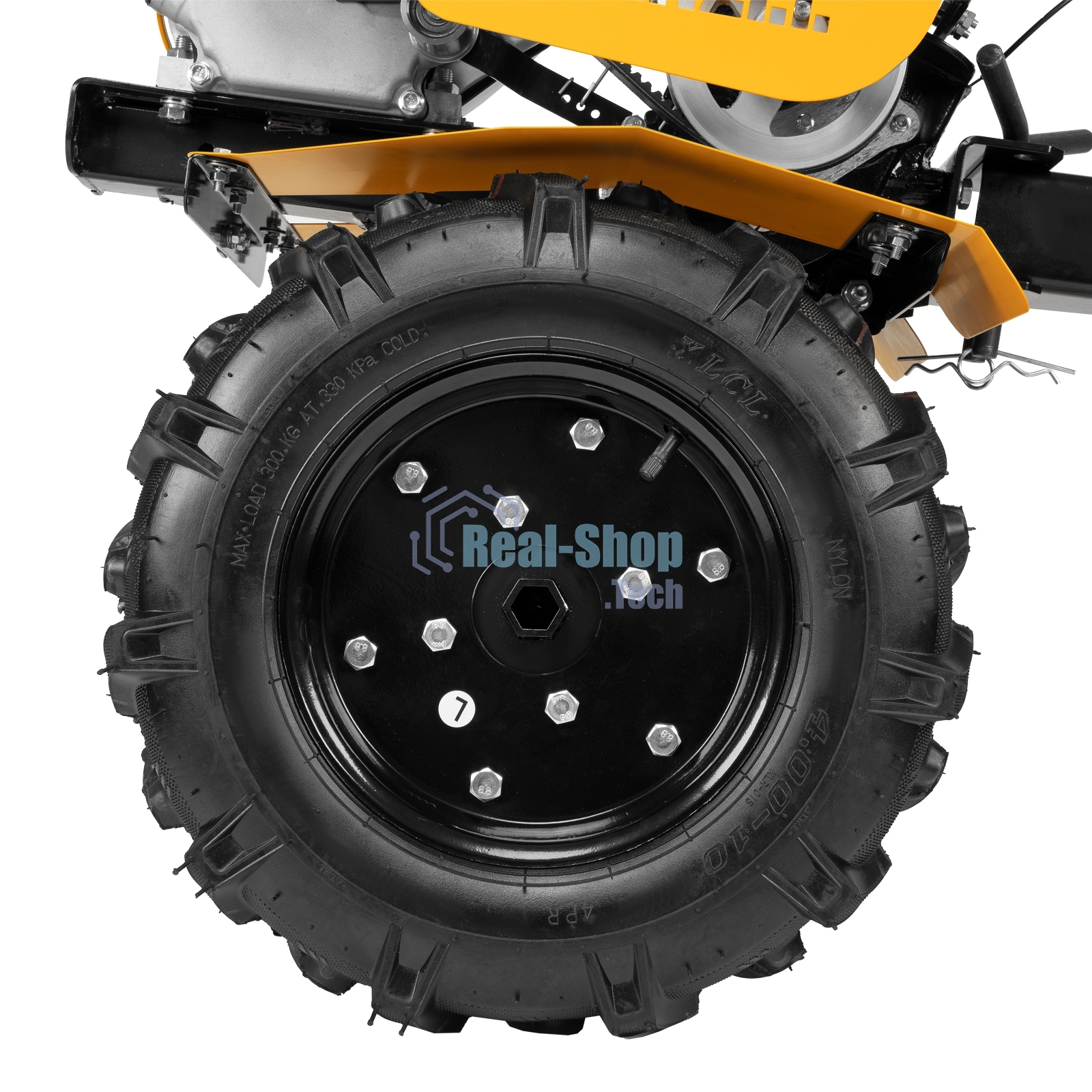 Мотоблок Denzel DPT-270S, 7 л.с., ремен.сцеп, фрез 3х4, ШОМ, передачи 2В/1Н