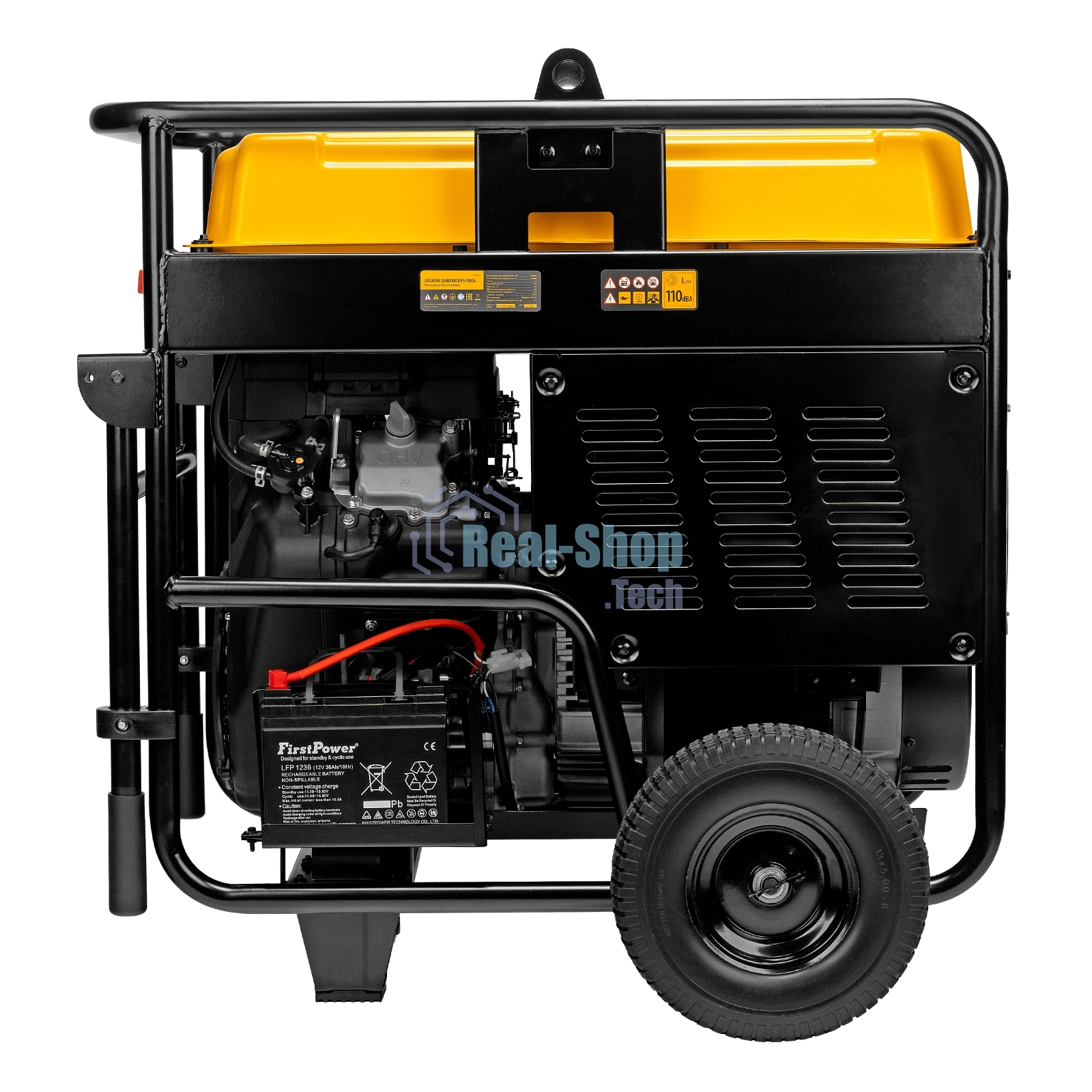 Электрогенератор бензиновый Denzel PS-180EA, 18 кВт, 110 дБ, 276 кг