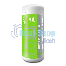 Салфетки влажные Cactus CS-ASC100 антибактериальные (100лист.) спиртовые