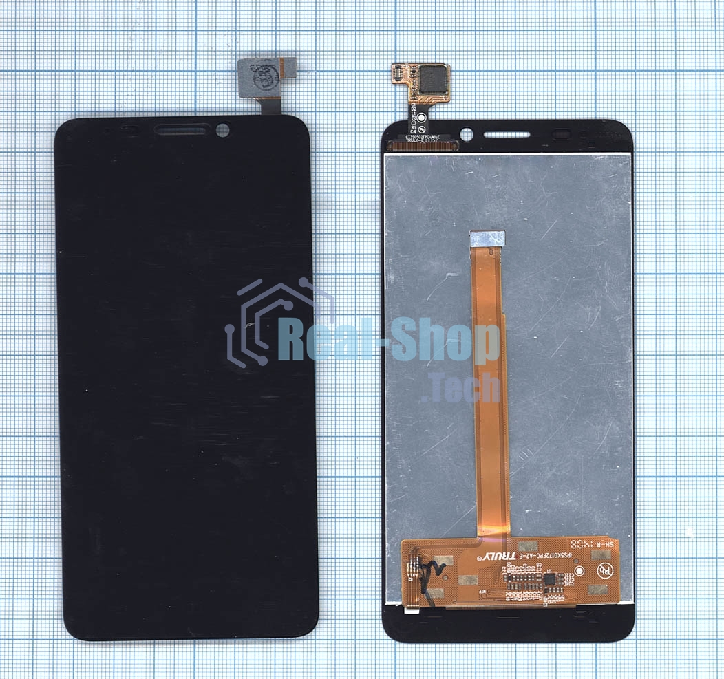 Дисплей для Alcatel One Touch Idol S 6035R черный