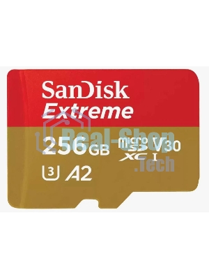 Флеш карта microSD 256Gb SanDisk microSDXC Class 10 UHS-I A2 C10 V30 U3 Extreme 190MB/s