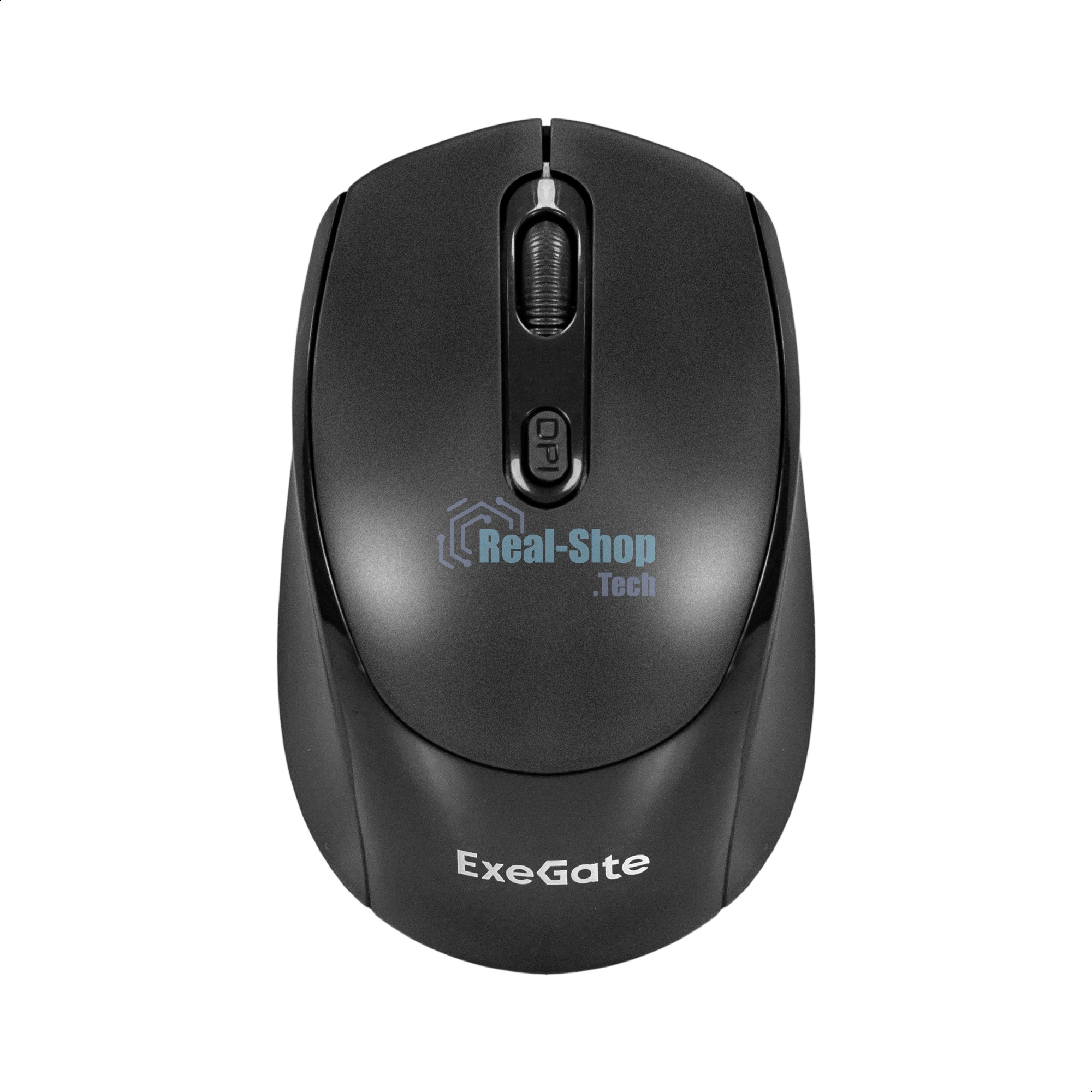 Мышь беспроводная ExeGate Professional Standard SR-9005 черный, 1200 dpi, радиоканал, USB, кнопки - 4