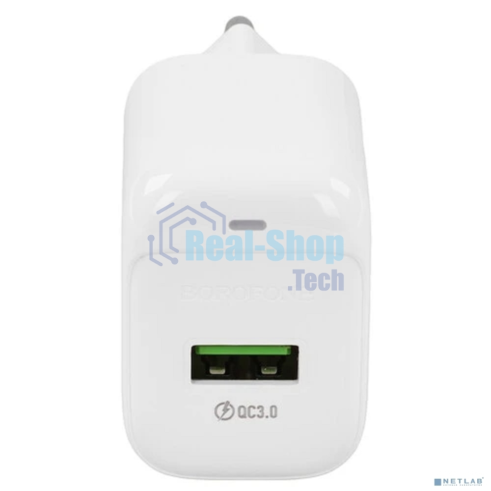 Сетевое зарядное устройство BOROFONE (6941991113789) BAS42A 1USB 3.0A QC3.0 18W белый