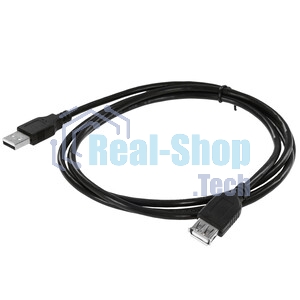 Кабель-удлинитель TELECOM USB2.0 Am-->Af 1,5 м черный TUS6990-1.5M