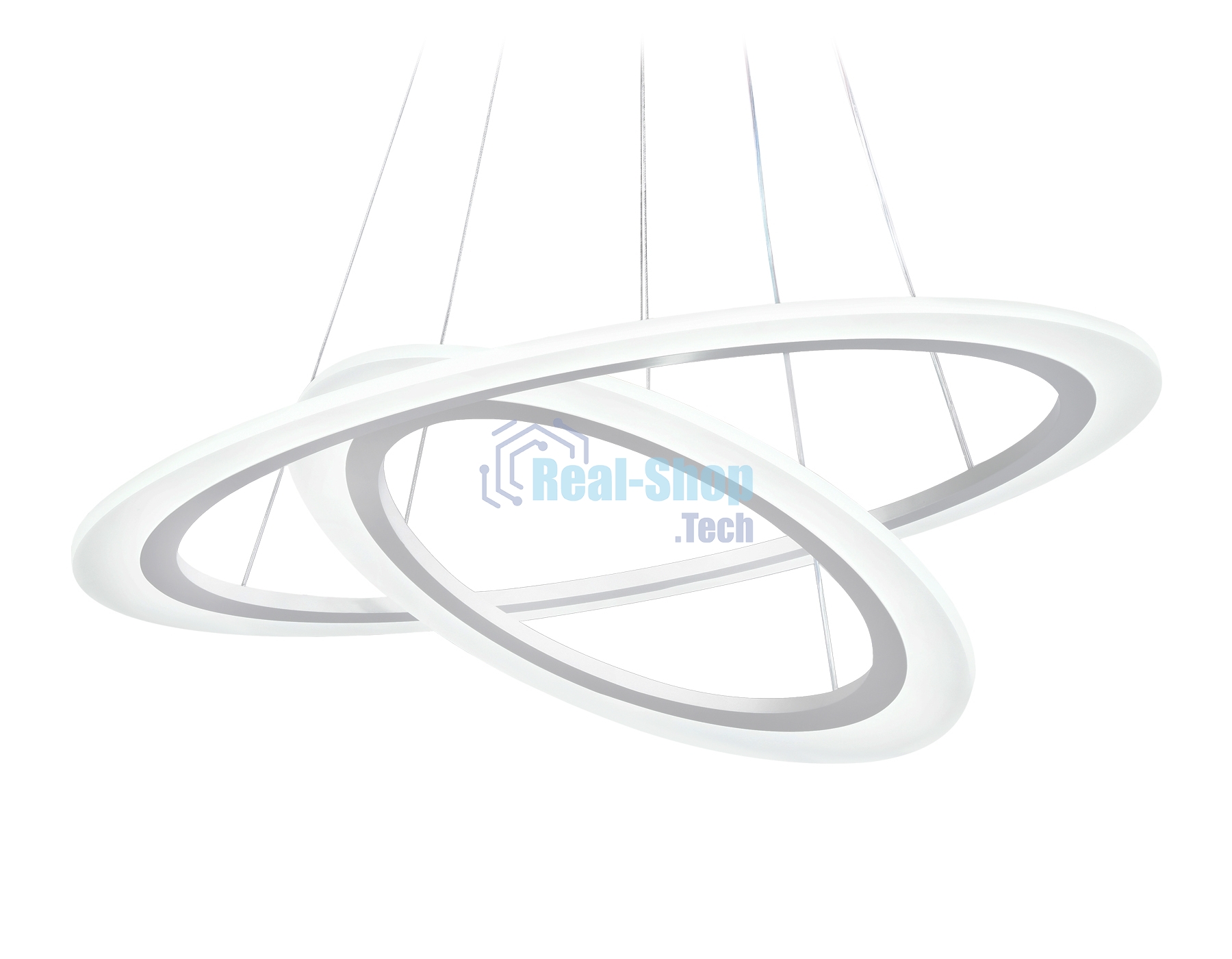 Светильник Ambrella light FA4355/2 WH белый 78W 3000K/4200K/6400K D580*670 (ПДУ РАДИО 2.4G)
