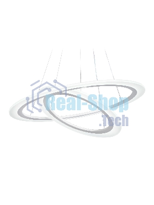 Светильник Ambrella light FA4355/2 WH белый 78W 3000K/4200K/6400K D580*670 (ПДУ РАДИО 2.4G)