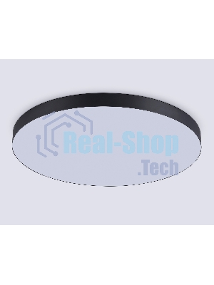 Потолочный светодиодный светильник Ambrella light FV5541 BK черный LED 130W 3000K D800*58 (Без ПДУ)