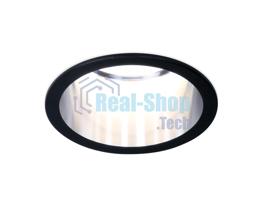 Светильник Ambrella light TN212 BK/CH черный/хром GU5.3 D68*57