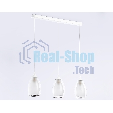 Светильник Ambrella light TR3536/3 WH/CL/FR белый/прозрачный/белый матовый E27*3 max 40W 640*120*820