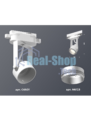 Светильник Ambrella light XT6601022 WH/MCH белый/хром матовый MR16 GU10 (C6601, N6123)