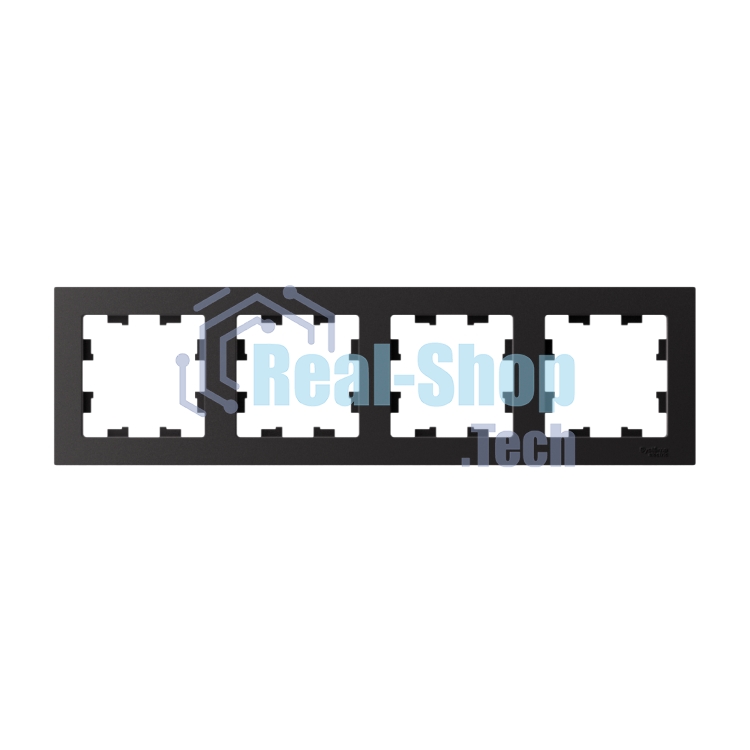 Рамка 4-м AtlasDesign универс. карбон SchE ATN001004