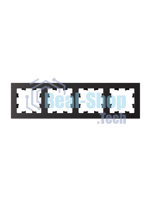Рамка 4-м AtlasDesign универс. карбон SchE ATN001004