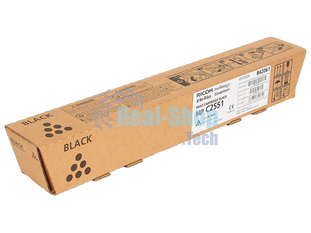 Картридж лазерный Ricoh 841587/841504/842061/842465 тип MPC2551HE черный для Aficio MP C2051/C2551, (10000 стр.)