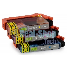 Картридж струйный Cactus СS-CD972/3/4 №920XL голубой/желтый/пурпурный (43.8 мл) для HP Officejet 6000/6500/7000/7500