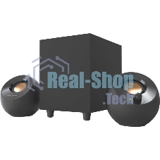 Акустическая система Creative PEBBLE PLUS 2.1 черный 8Вт