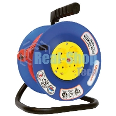 Удлинитель на катушке 4х40 м без заземл. 10А IP20 ВЕМ-250 термо ПВС 2х1 UNIVersal 9632899