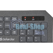 Комплект клавиатура + мышь Defender Berkeley C-925 Nano B черный