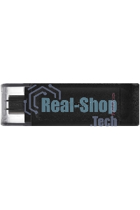 Флешка USB Kingston DataTraveler DT70 (DT70/128Gb), 128Gb, USB Type C, R/W 70/45, черный