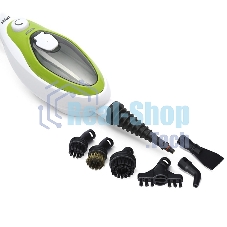 Швабра паровая Kitfort KT-1004-2 1500Вт зеленый/белый