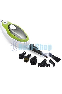 Швабра паровая Kitfort KT-1004-2 1500Вт зеленый/белый