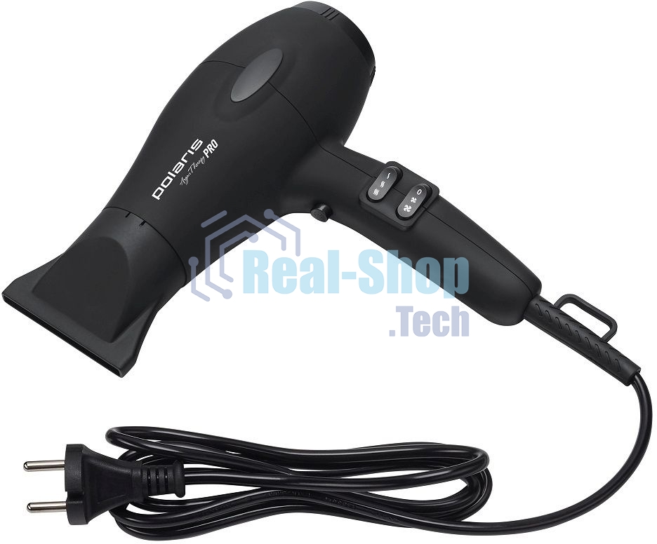 Фен Polaris PHD 2099ACi Argan Therapy PRO черный 2000Вт