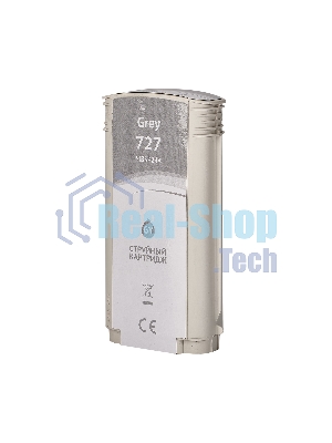 Картридж струйный Sakura B3P24A (№727 Grey) для HP, серый, 130 мл.