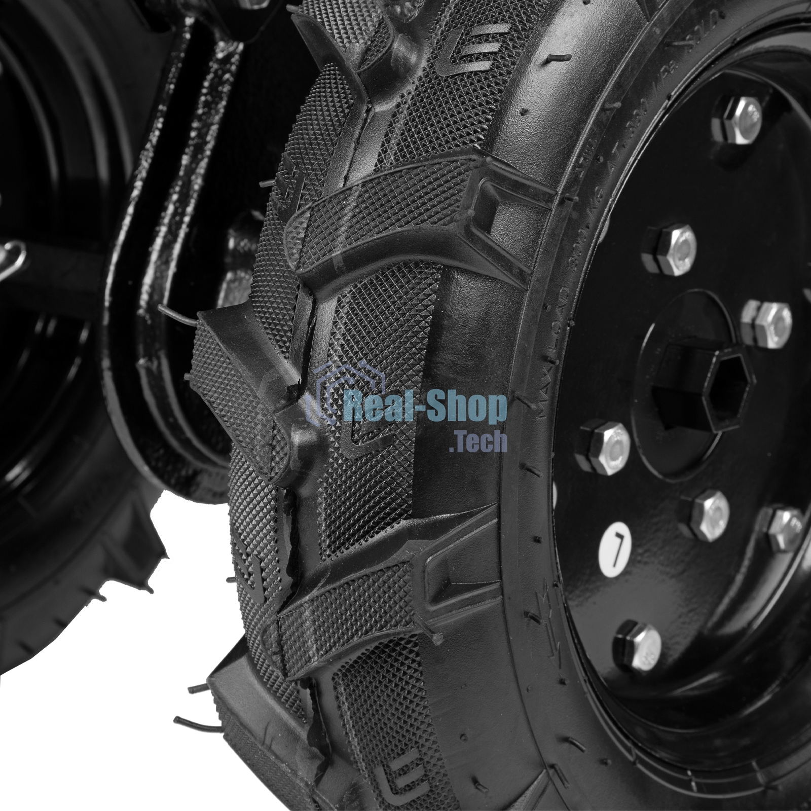 Мотоблок Denzel DPT-270S, 7 л.с., ремен.сцеп, фрез 3х4, ШОМ, передачи 2В/1Н