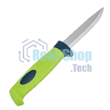 Нож универсальный Сибртех с чехлом, обрезиненная рукоятка, 220 мм, лезвие - 100 мм