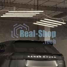 Светильник Gauss Lite 909437115 серый