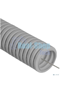 Труба гофрированная ПВХ серая с/з д25 (50 м/2600 м уп/пал) PR.032550 Строитель